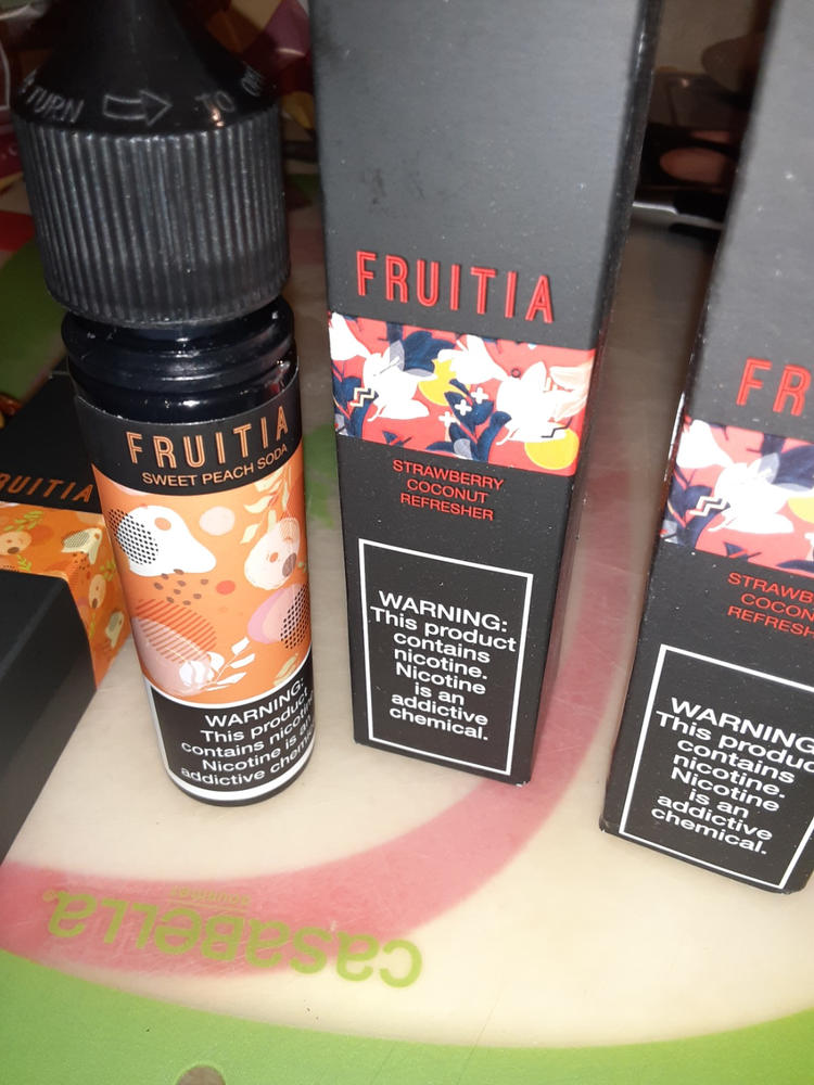 Strawberry Coconut Refresher by Fruitia Fresh Farms E-Liquid 60ml - Customer Photo From Demetrius Robinson