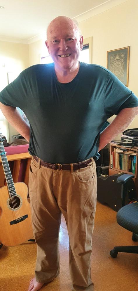 Leather Belt - 17 Strand - Dark Brown - Customer Photo From Juliana N.