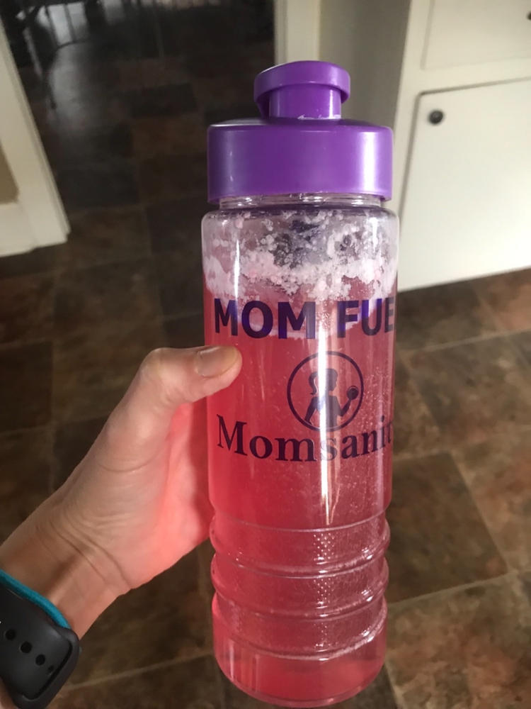 Momsanity Protein Shaker - 24 oz, Easy Grip Shaker Bottle