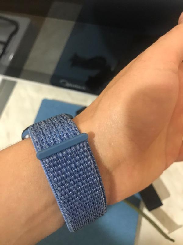 apple watch sport loop cape cod blue