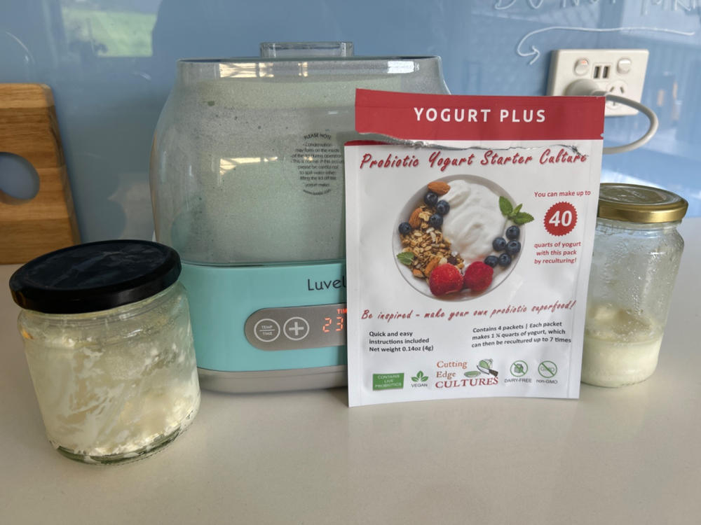 Yogurt PLUS Starter Culture - Dairy Free & Vegan Yogurt Starter - Customer Photo From Anonymous