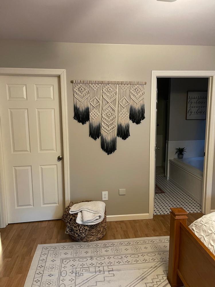 Geometric Macrame Wall Hanging -  ISA - Customer Photo From Tyler M
