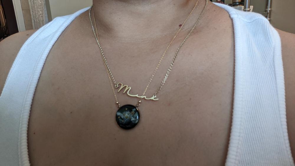 Solar System Necklace - Customer Photo From Cindy Pormilli