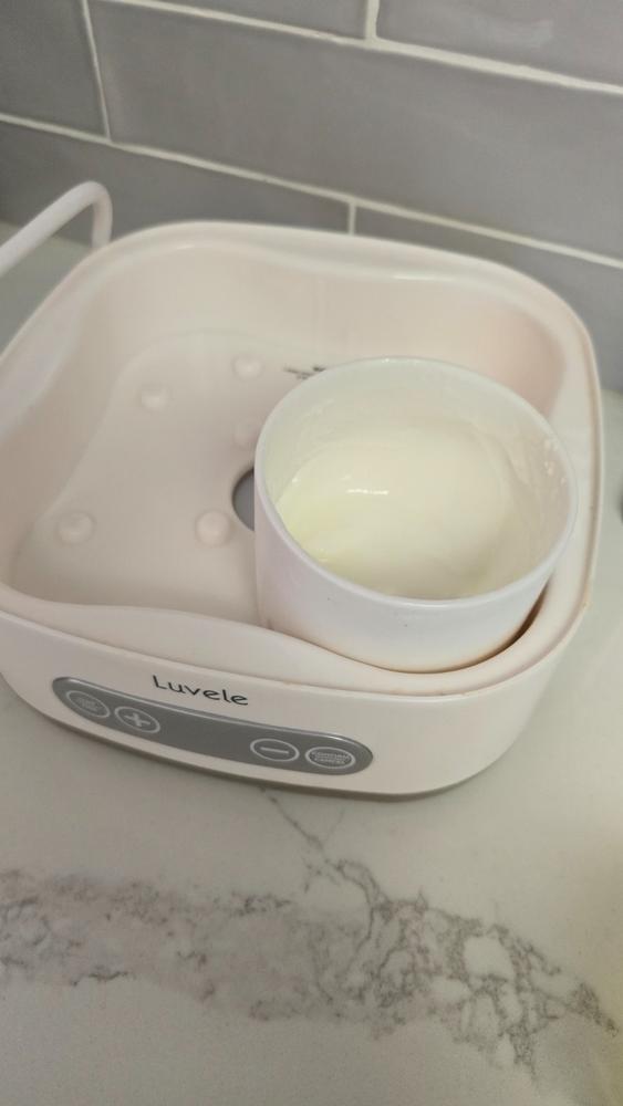 Luvele Pure Yogurt Maker 4x 400ml Ceramic Jars SCD & GAPS DIET Tot