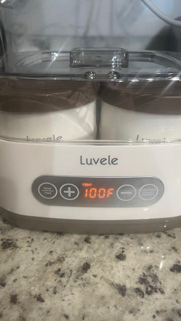 Luvele Pure Yogurt Maker | 4x 400ml (4x 13.5oz.) Jars SCD & GAPS DIET | 1.5L Capacity - Customer Photo From Anonymous