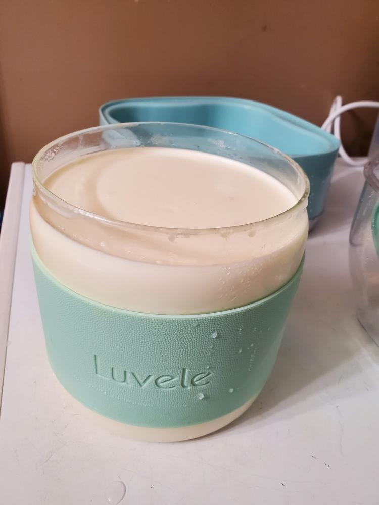 Luvele 2 Litre | (2.1qt.) Glass Yogurt Container | Compatible with Pure Plus Yogurt Maker - Customer Photo From Edward Stanis