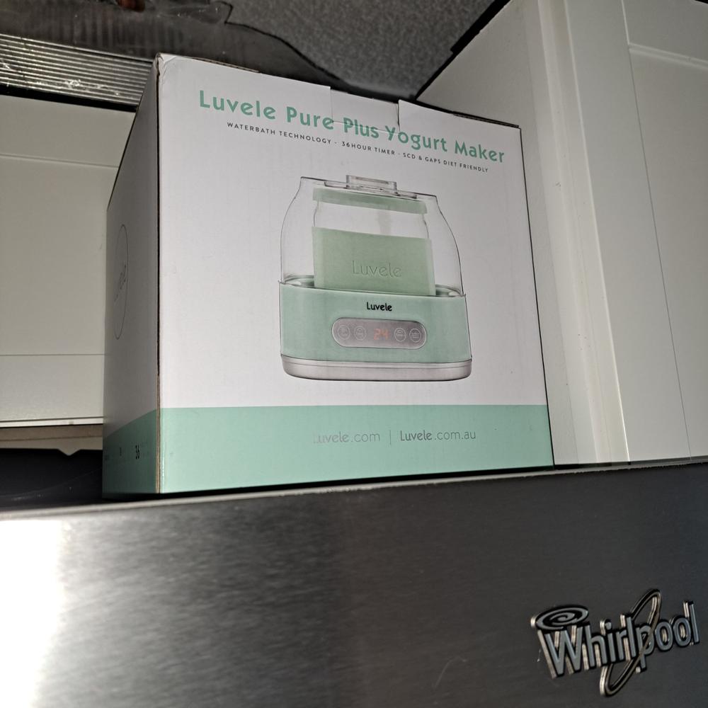 Luvele 2 Litre | (2.1qt.) Glass Yogurt Container | Compatible with Pure Plus Yogurt Maker - Customer Photo From Linda Adkins-Scolaro