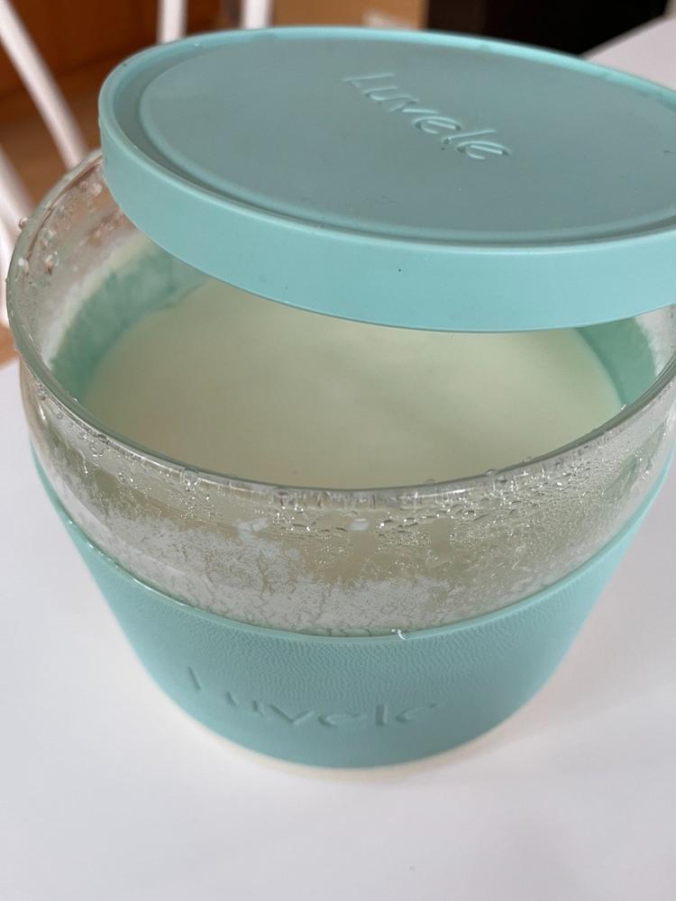 Luvele 2 Litre Glass Yoghurt Container | Compatible with Pure Plus Yoghurt Maker - Customer Photo From Pii-Alisa Leppänen
