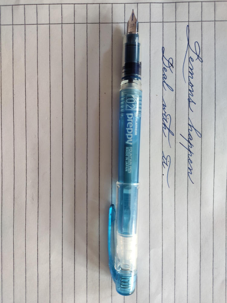 PLATINUM, Fountain Pen - PREPPY BLUE BLACK. - Customer Photo From Naveed Bashir