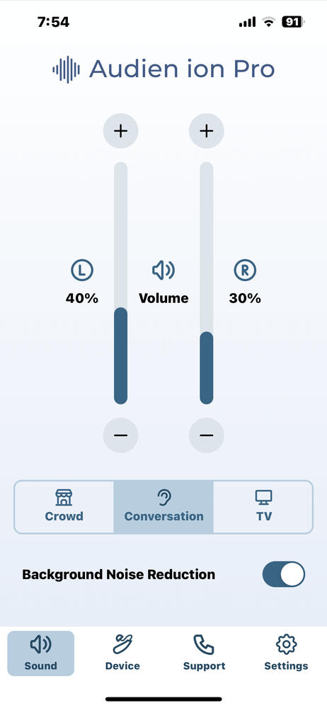 Audien EV1 Hearing Aid (Pair) - Customer Photo From Robert Bean