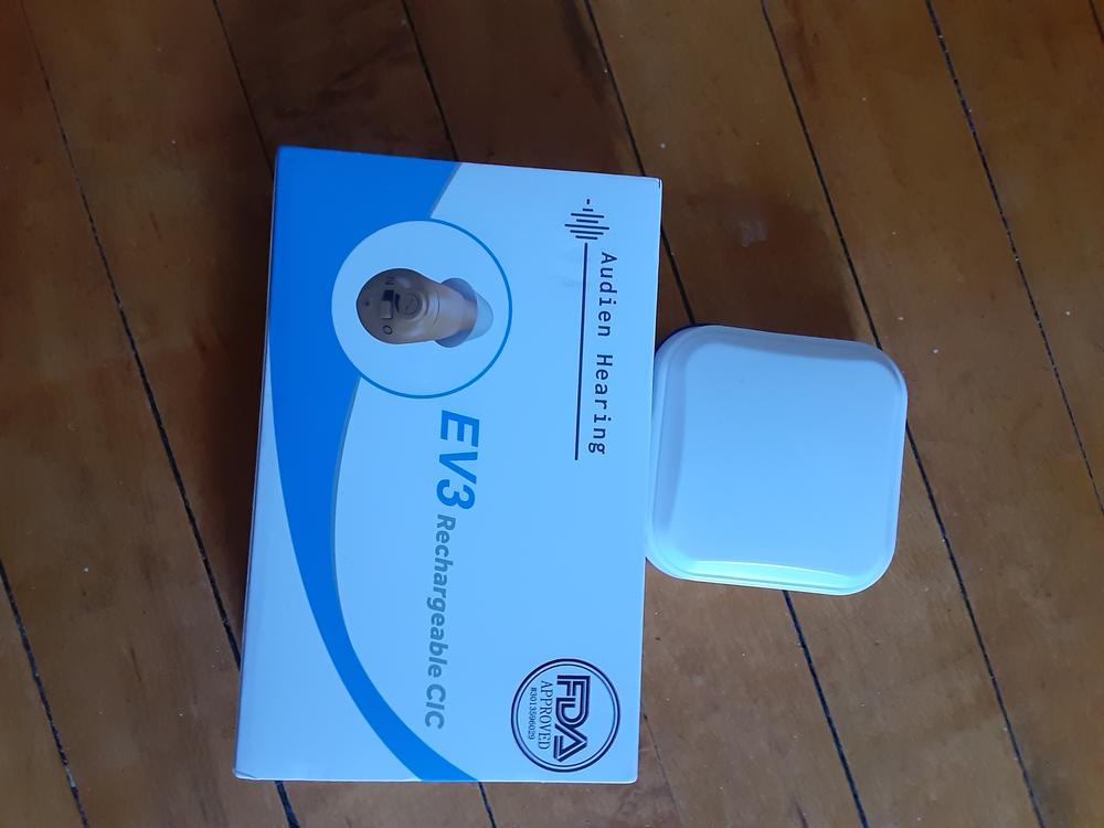 Audien EV1 Rechargeable CIC Hearing Aids (FULL PAIR) 40 OFF