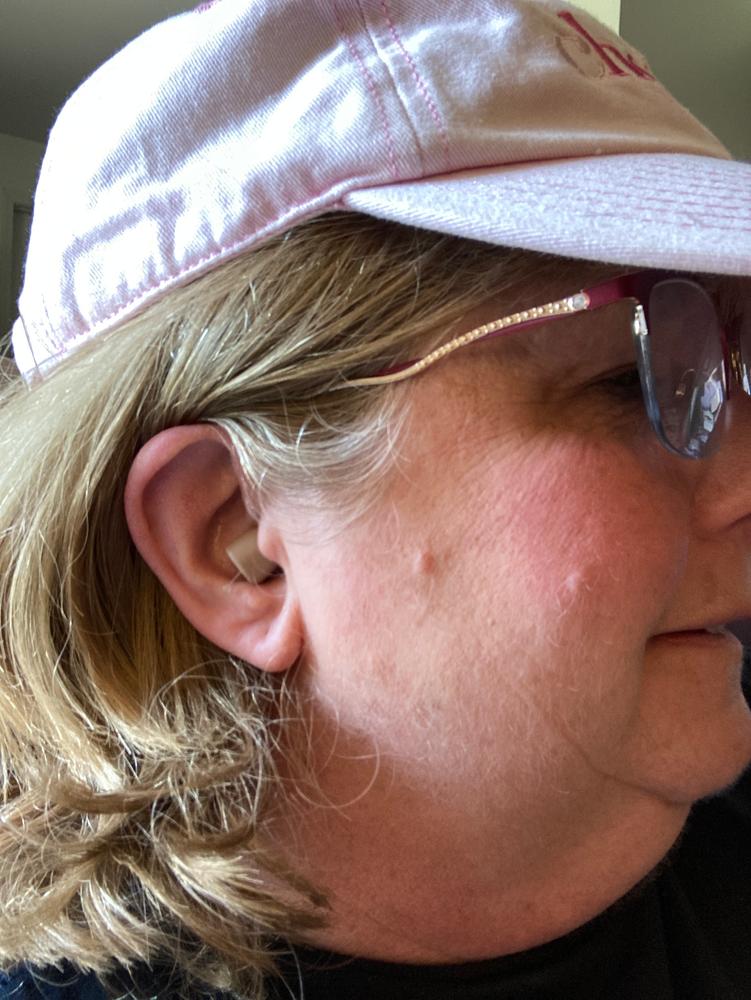 Audien Atom Pro OTC Hearing Aid (Pair) - Customer Photo From Cheryl Wilson 