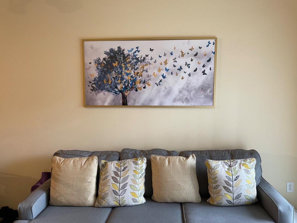 Butterfly Leaves Canvas - Customer Photo From Wynter Clarke