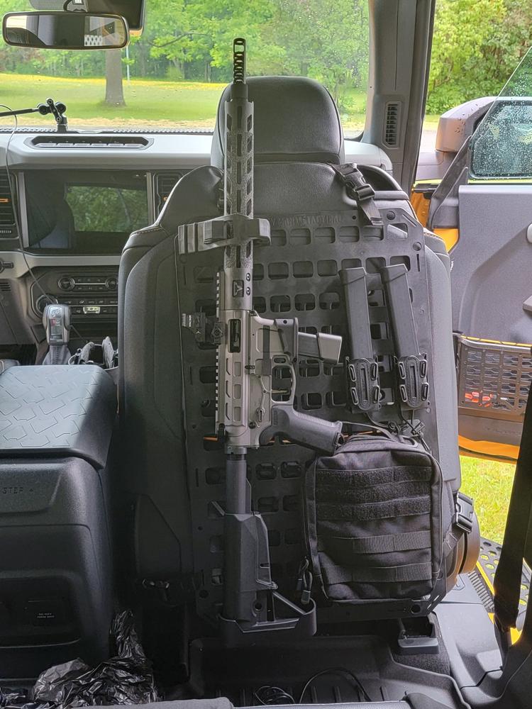 Tactical Seat Back Organizer, MOLLE Seat Back