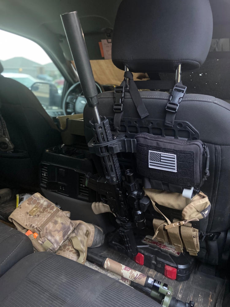 Vehicle Rifle Rack - Rubber Clamps + 12.25 X 21 RMP™ [Nut + Bolt] - Customer Photo From Sean Peters
