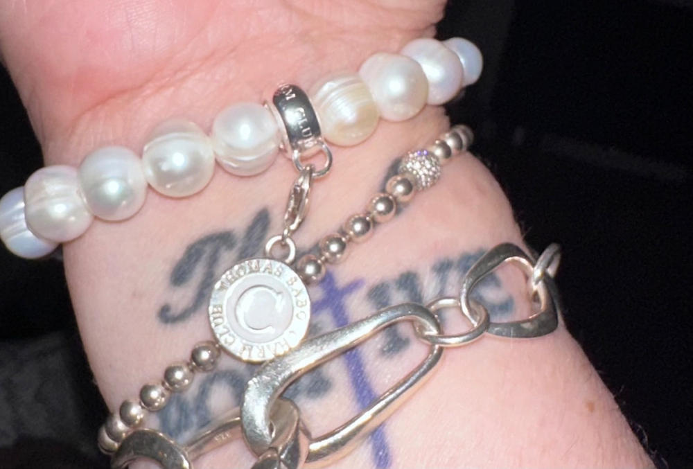 Pearl Charm Bracelet - Customer Photo From Joanna L.