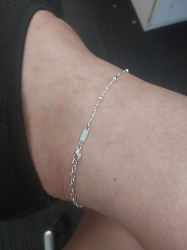 Anklet "Dots" - Customer Photo From Tracy G.