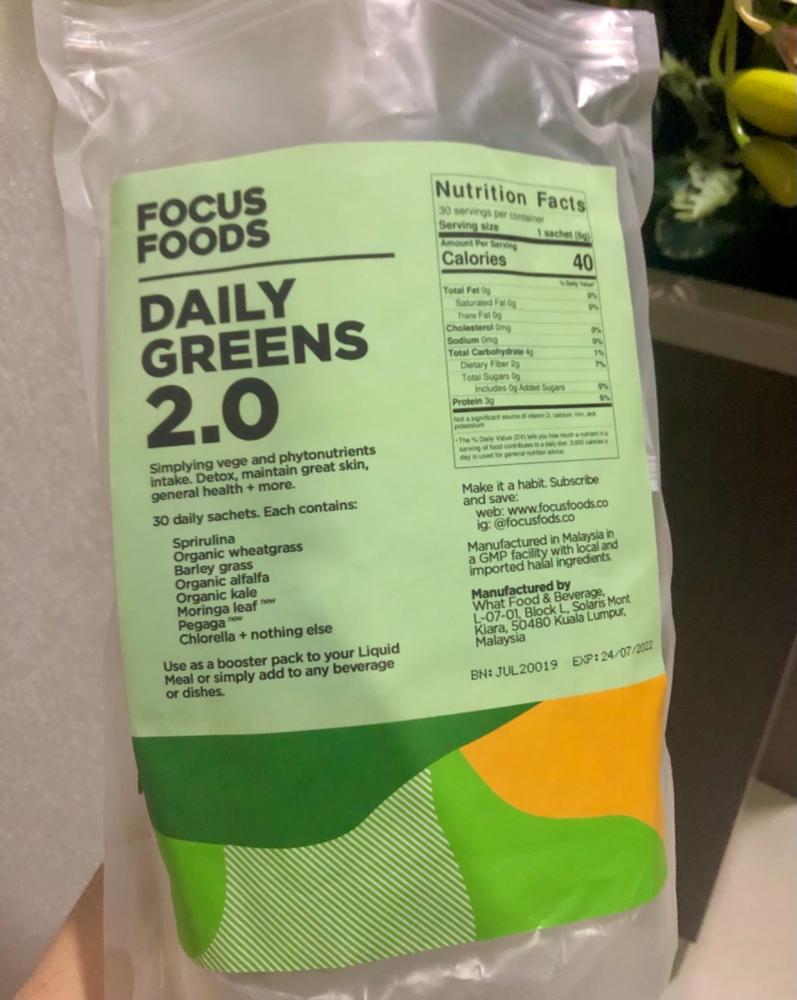 Daily Supergreens - 1-month pack - Customer Photo From Farah