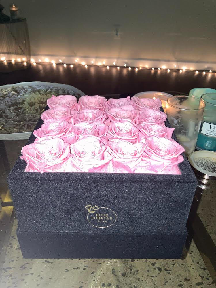 Pink Roses Velvet 16 - Customer Photo From Yasmeen Hassan