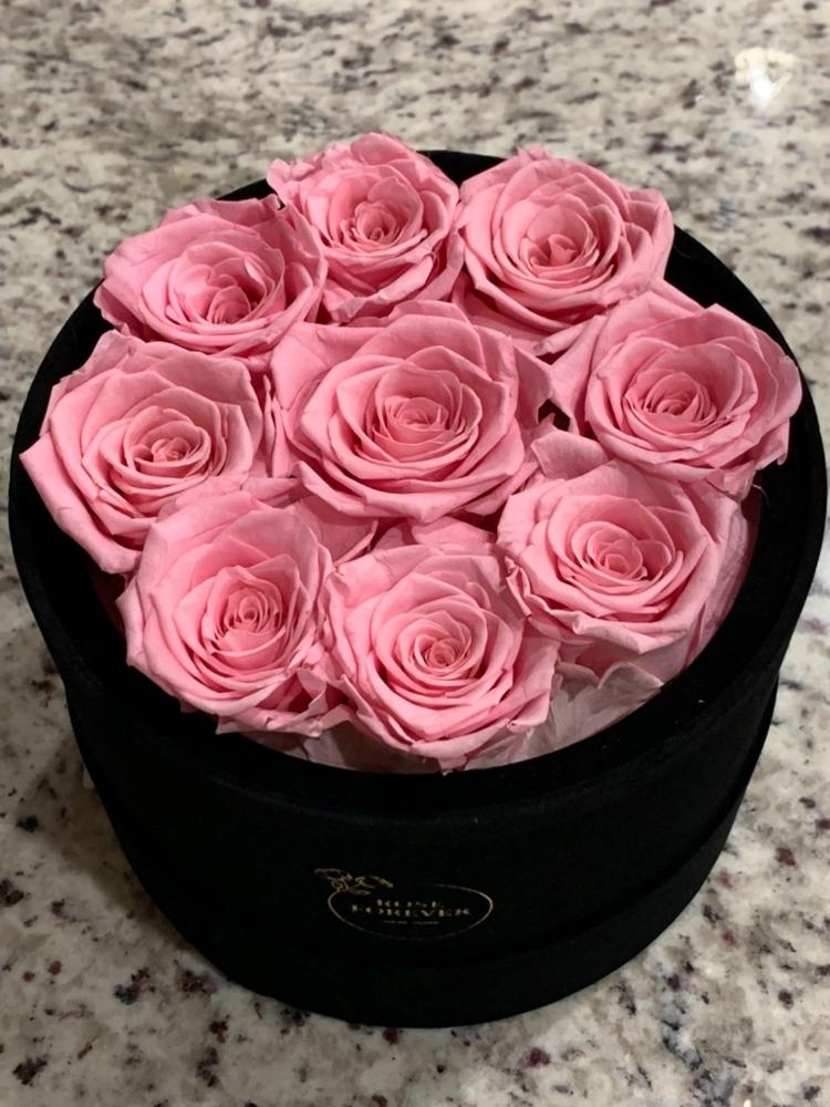 Pink Roses velvet 9 - Customer Photo From Marianne Simon