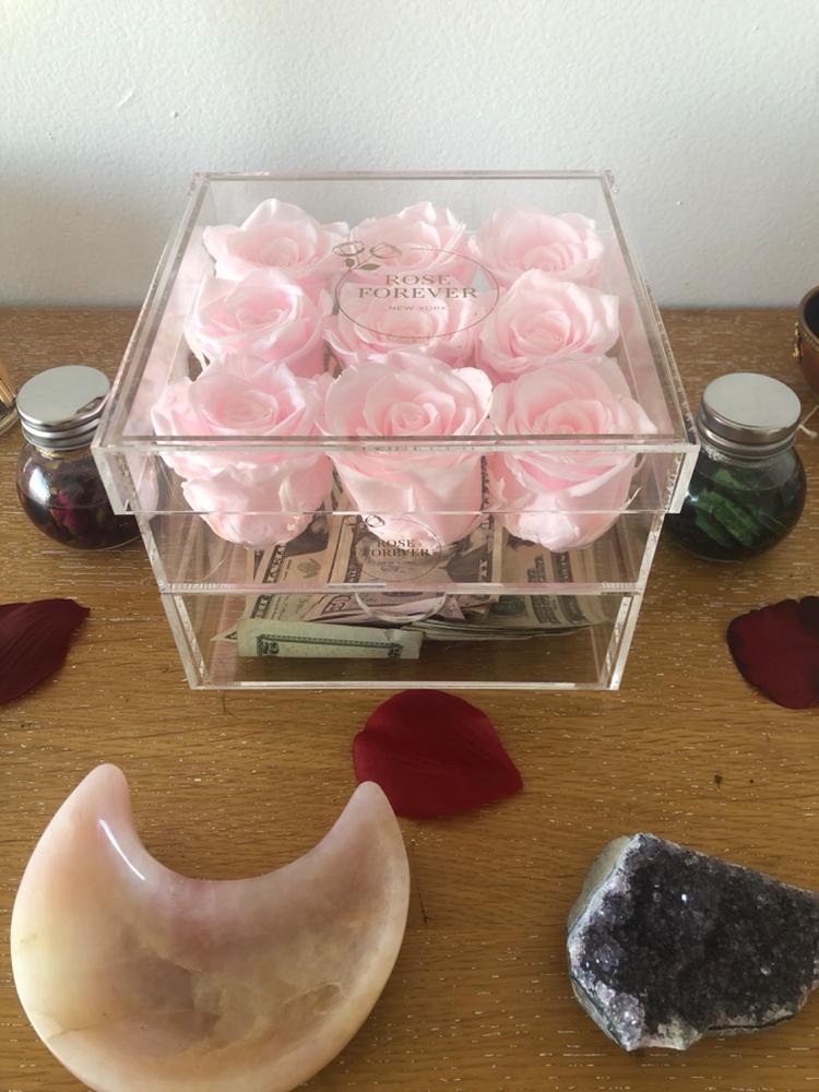 Light Pink Roses crystal 9 - Customer Photo From crystalie merino