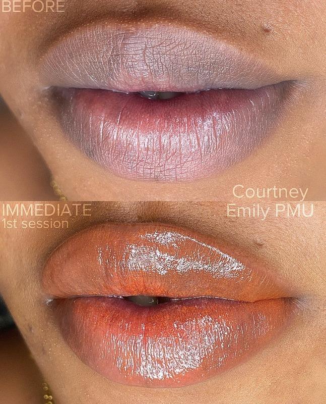Lip Magic: Dark Lip Neutralization - Customer Photo From Courtney Emily