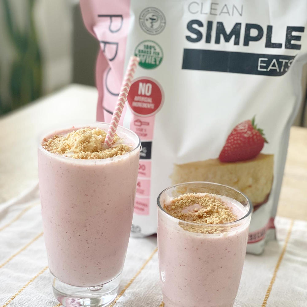 Protein Powder Strawberry Cheesecake, Gluten Free, 20g Protein Clean
