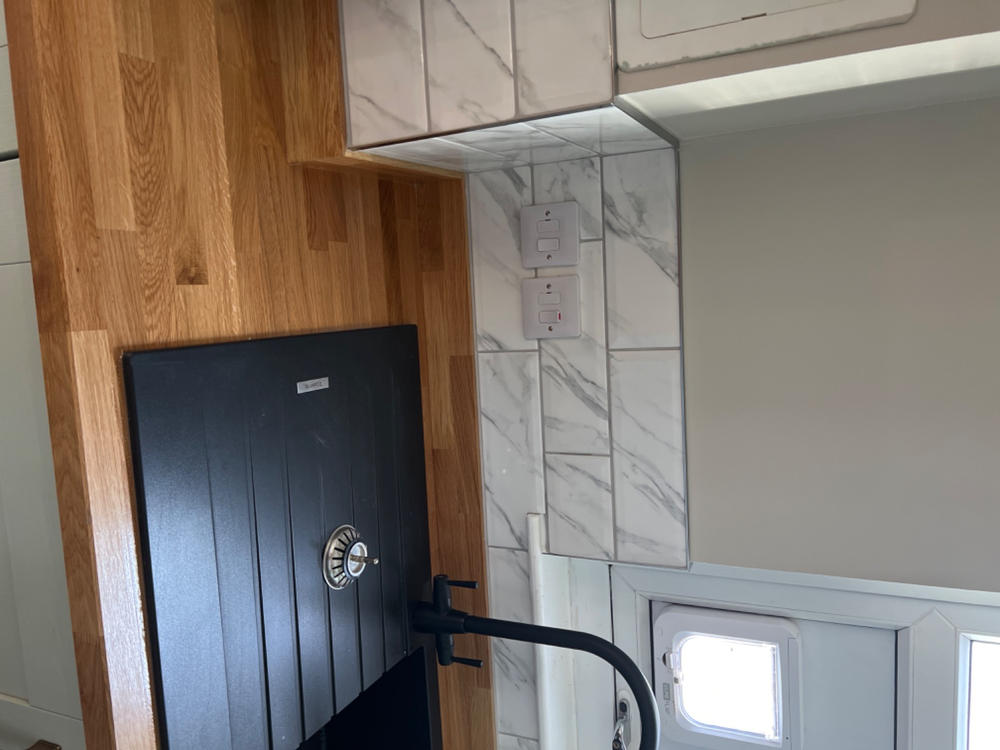 Carrara Marble Metro XL Gloss Wall Tiles 10x30cm - Customer Photo From Scott Mccraw