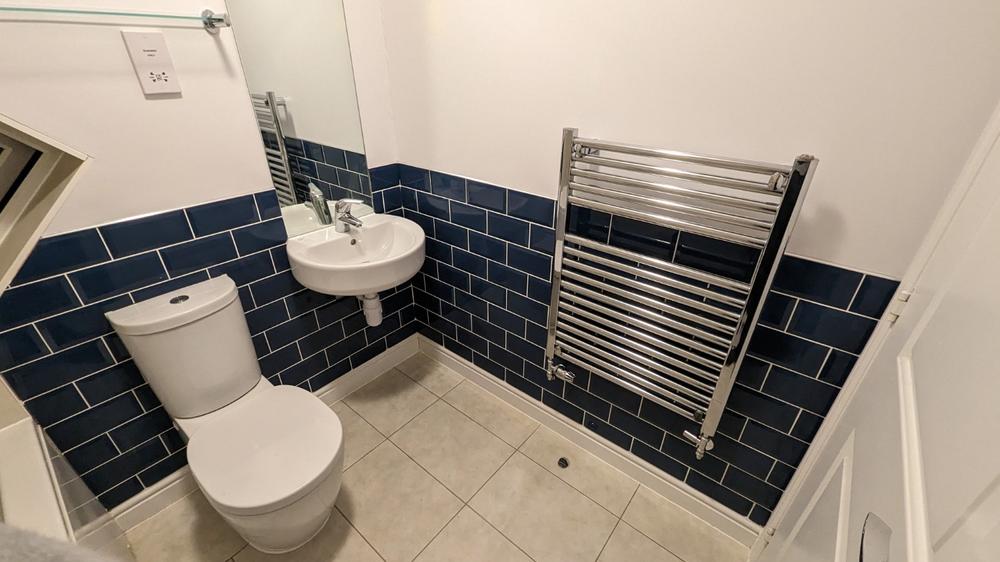 Metro Midnight Blue Gloss Wall Tiles 10x20cm - Customer Photo From Andrew Walsh
