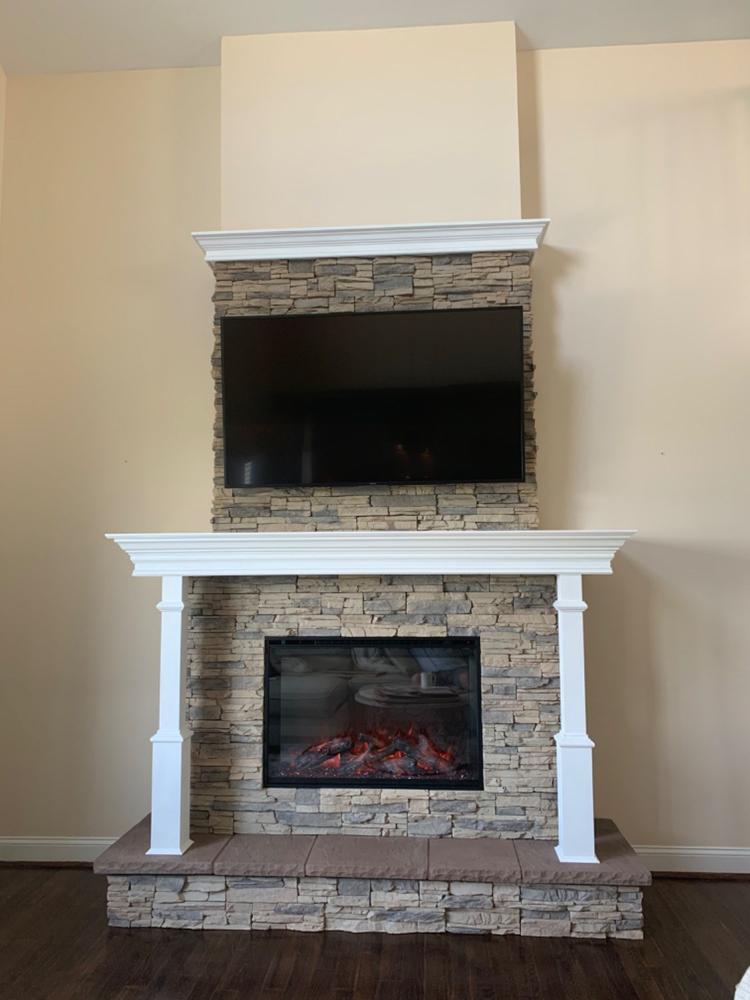 Modern Flames Redstone 42-Inch Built-in Electric Fireplace Insert (RS-4229) - Customer Photo From Brad L.