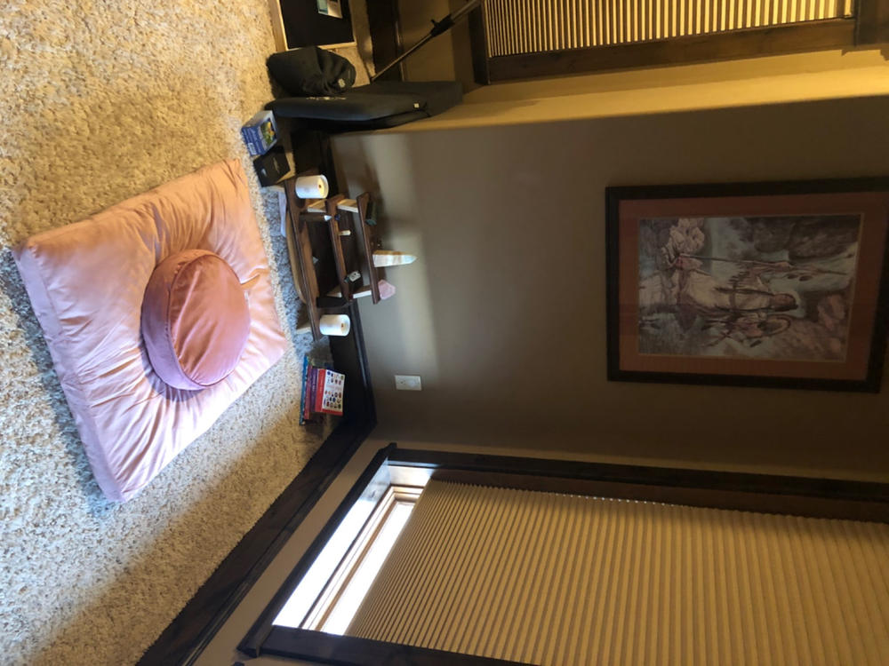 Luxe Velvet Meditation Cushion Set - Customer Photo From Nicole Wellman Donester