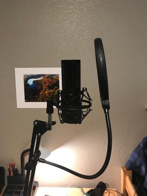 TONOR Q9 USB Condenser Microphone - Customer Photo From Justin