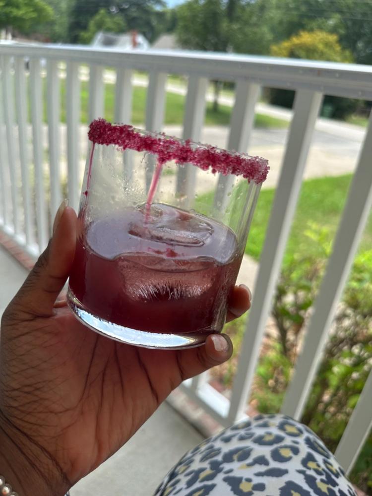 Triple Berry Sugar Rimmer - Customer Photo From Eboné Barnes
