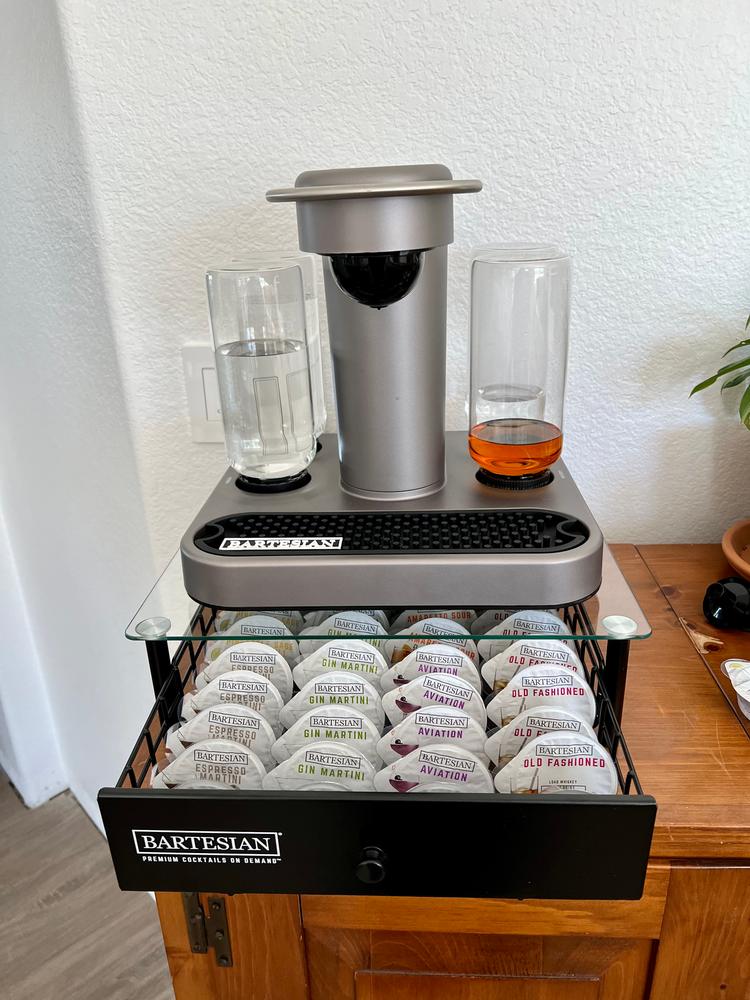 Nifty Cocktail Beverage Bartesian Capsule Drawer – Holds up to 36 Capsule  Pods, Each - Mariano's