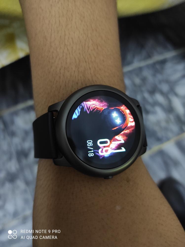 Xiaomi Haylou LS05 Smart Solar Watch Global Version - Black with Dark Green Free Strap - Customer Photo From Amber Ajaz