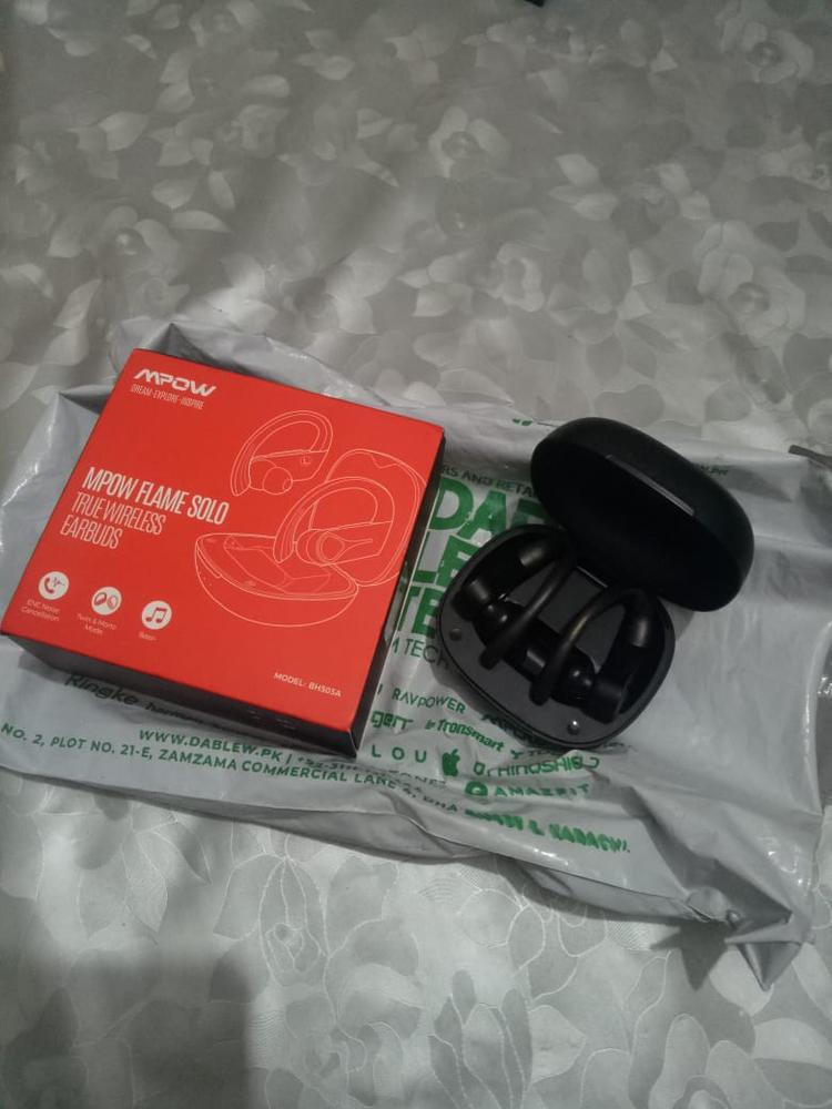 Mpow Flame Solo Bluetooth Earbuds, Punchy Bass IPX7 Waterproof In Ear Wireless Earphones, USB-C Fast Charging 28H Playtime Built-in Mic - Customer Photo From Hamass Mujadid