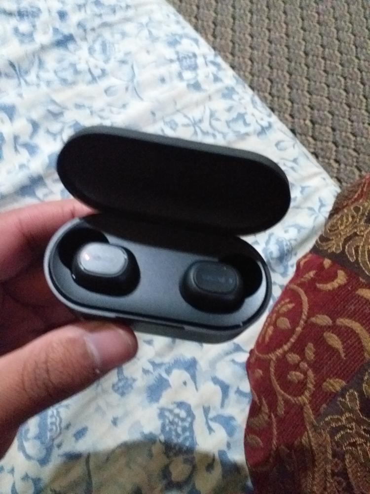 QCY T2C 2021 Power Edition True Wireless Earphones Headphones 6mm Drivers with App Control - Black - Customer Photo From Omar Farooq