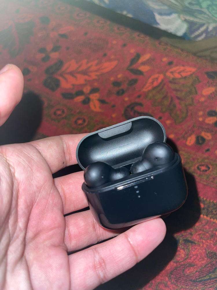 QCY T11 Dual Hybrid True Wireless Earphones Headphones with App Control - Black - Customer Photo From Muhammad Numair