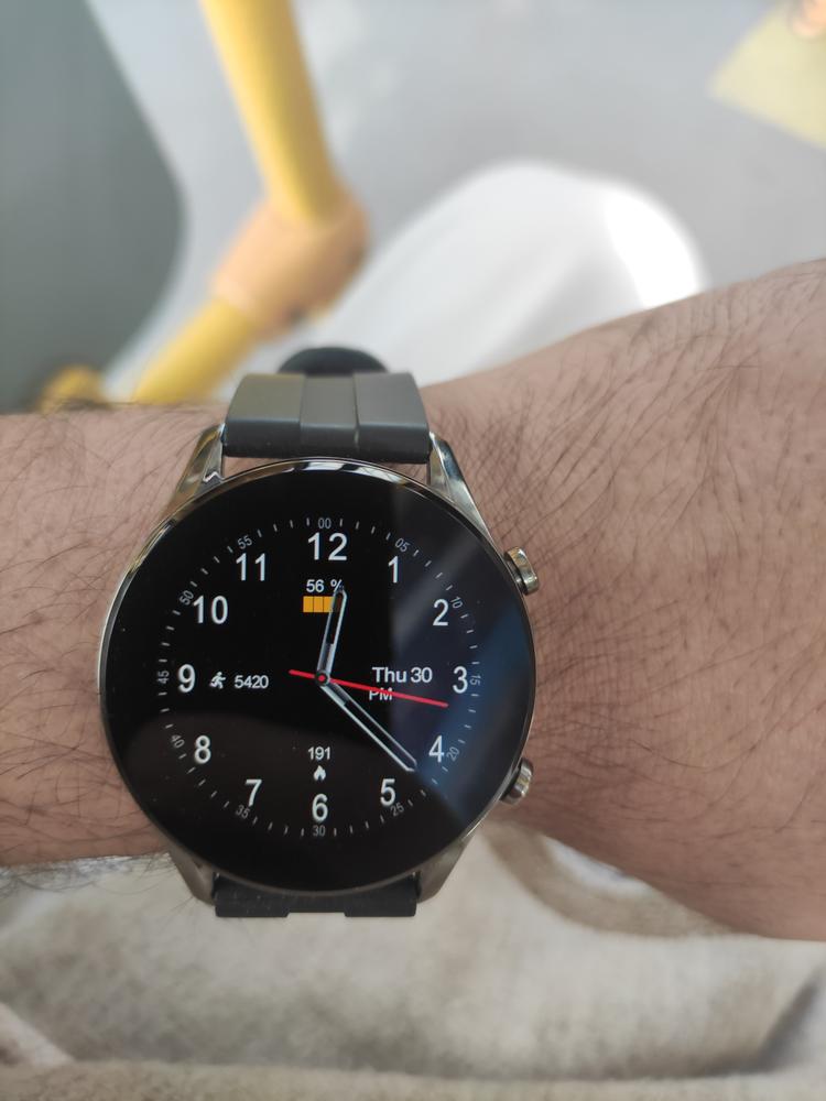 Xiaomi Imilab Smart Business Watch W12 With Free Glass Protector - Customer Photo From Inayat Afridi