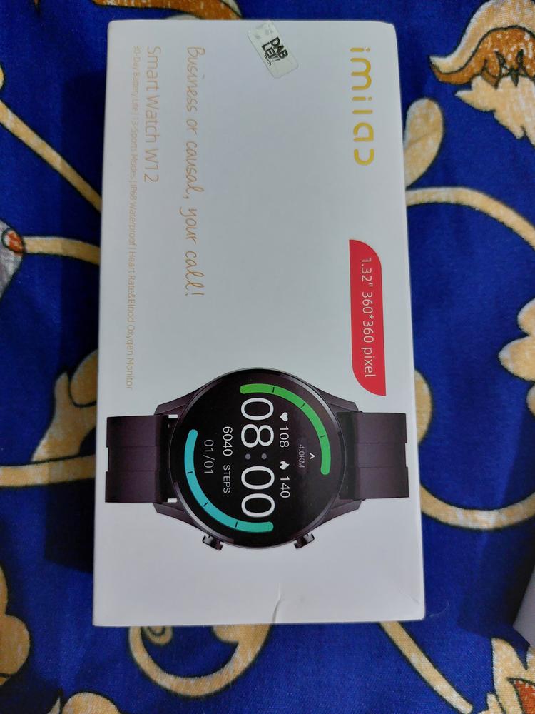 Xiaomi Imilab Smart Business Watch W12 With Free Glass Protector - Customer Photo From MUHAMMAD BILAL MUSHTAQ