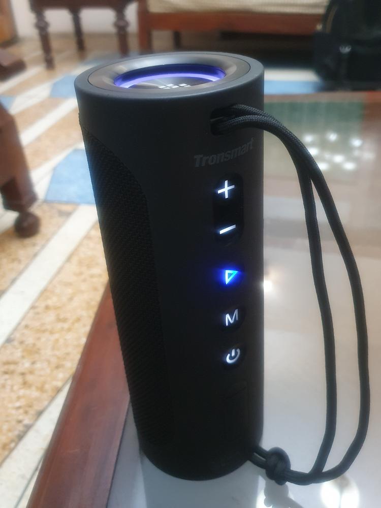 Tronsmart T6 Pro 45W Portable Speaker Bluetooth 5.0 Built-in Power Bank IPX6 Waterproof Type-C 24 Hours Playtime - Black - Customer Photo From Adeel Ur Rahman Khan