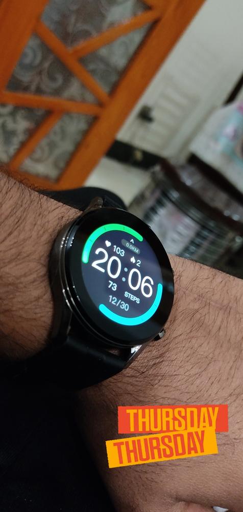 Xiaomi Imilab Smart Business Watch W12 With Free Blue Strap - Customer Photo From Ali Haider