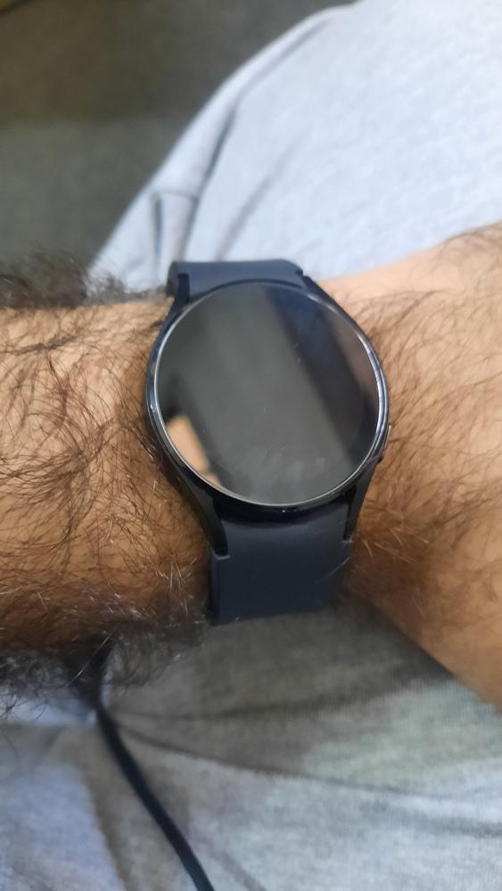 Samsung Galaxy Watch 4 40mm Clear HD Tempered Glass Screen Protector - Customer Photo From Zain Waseem