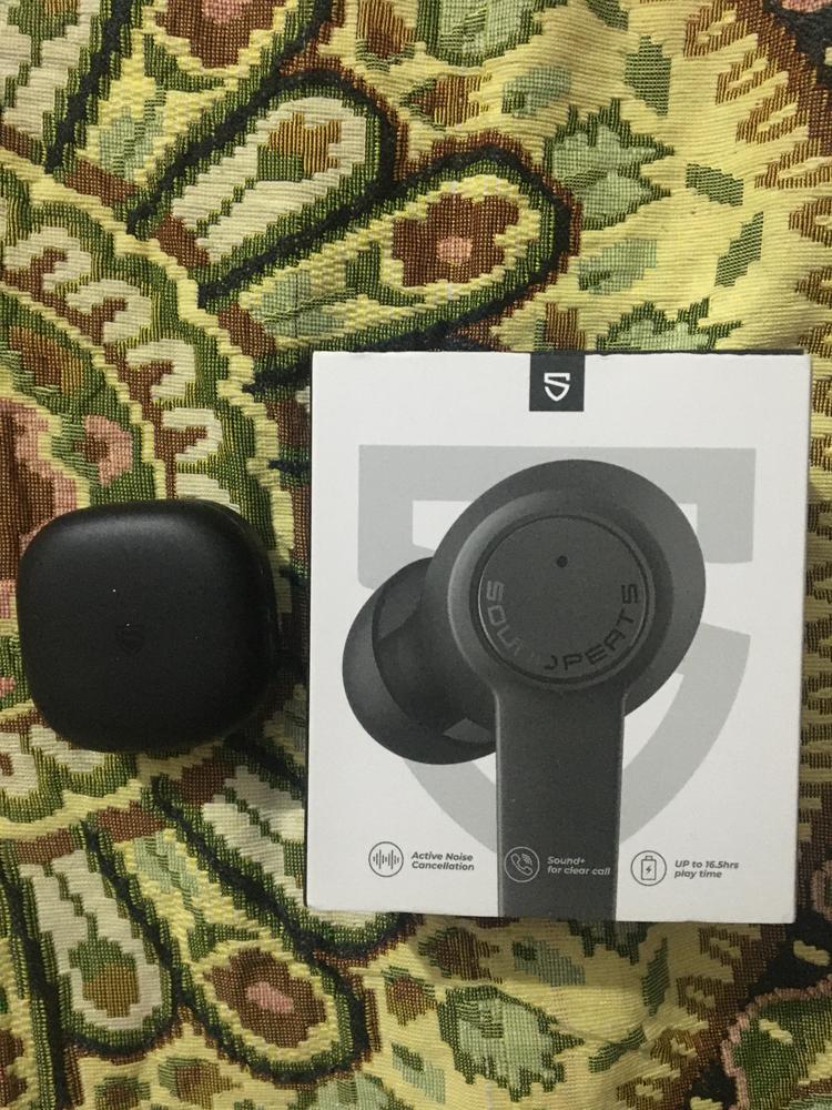 SoundPEATS T3 Active Noise Cancelling Wireless Earbuds with Bluetooth 5.2, Transparency Mode, Sound+ AI ENC Tech for Clear Calls, Touch Control, Immersive Stereo Sound - Customer Photo From Burhan Ahmad