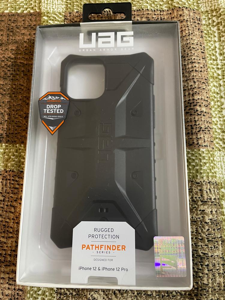 UAG iPhone 12/12 Pro Case (6.1) Pathfinder - Black - Customer Photo From Hassan Raza