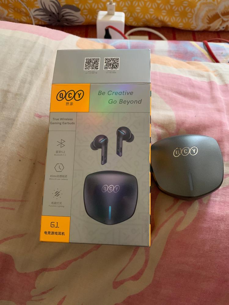 QCY G1 Gaming Earbuds 45ms Ultra Low Latency Headphone Stereo Sound Positioning TWS V5.2 Bluetooth Earphone 4 Mic+ ENC Wireless Headset - Customer Photo From Danial Afridi