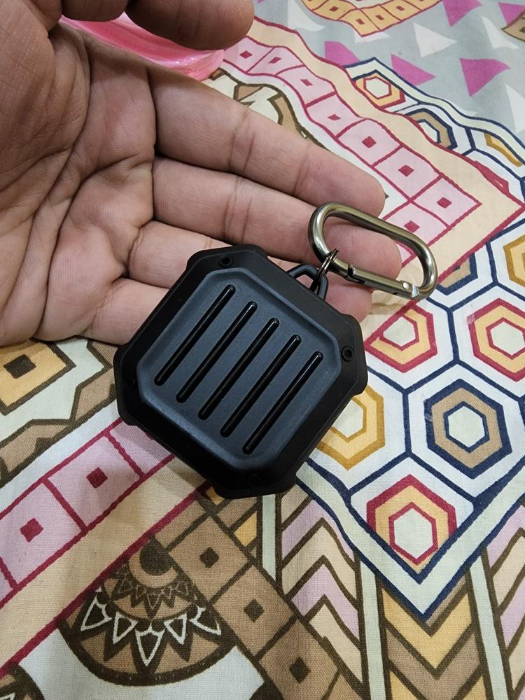 Rugged Protective Case for Samsung Galaxy Buds 2/ Live / Pro - Black - Customer Photo From Mujeeb Ur Rehman