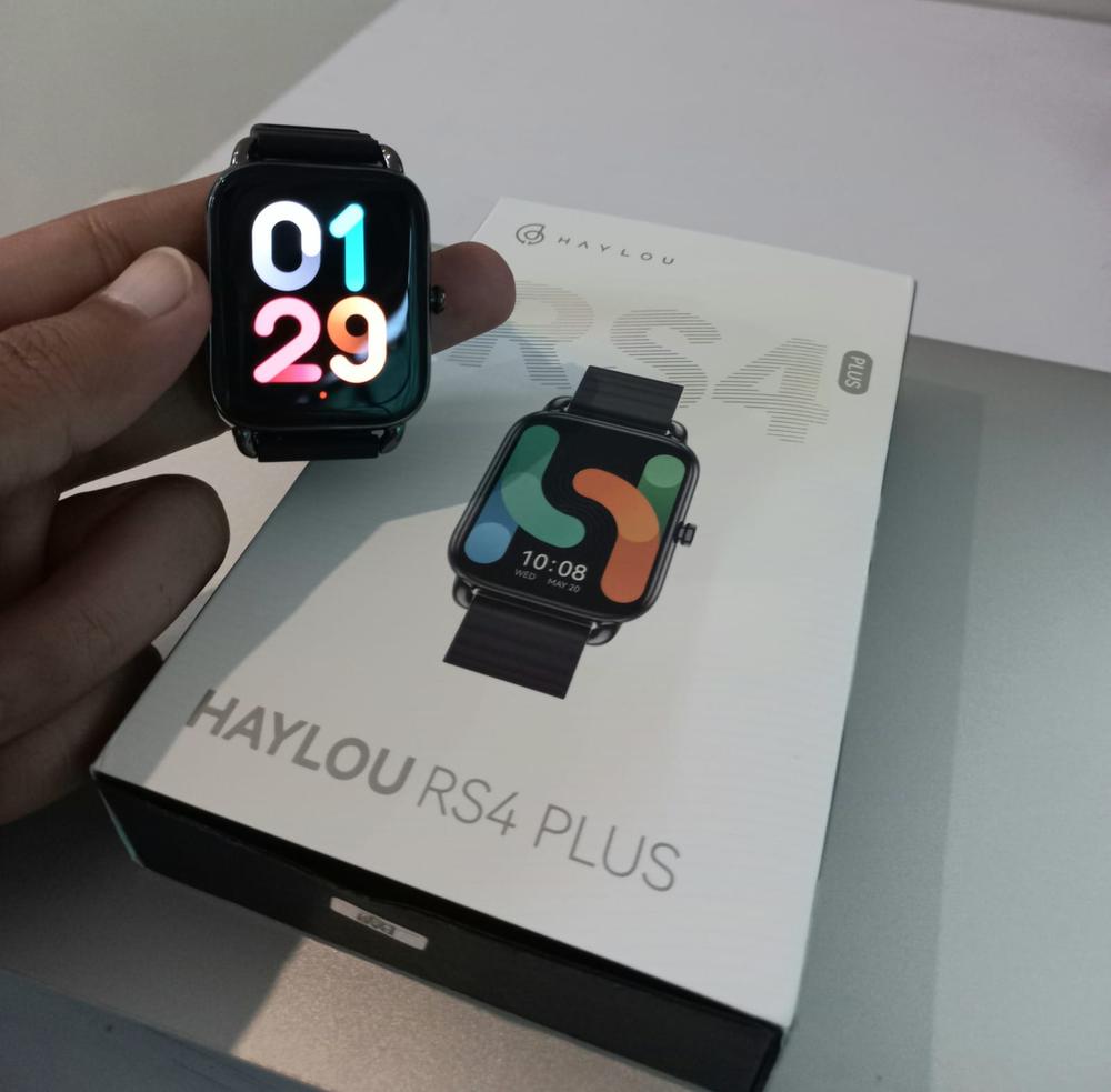 Haylou RS4 Plus Smart watch 1.78'' AMOLED Display Global - Black - Customer Photo From Mudassir Nauman