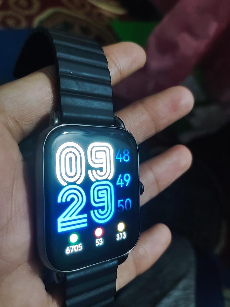 Haylou RS4 Plus Smartwatch 1.78'' AMOLED Display Global - Silver - Customer Photo From Asad Ali