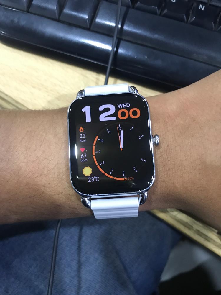 Haylou RS4 Plus Smartwatch 1.78'' AMOLED Display Global - Silver - Customer Photo From Ahmed Ijaz